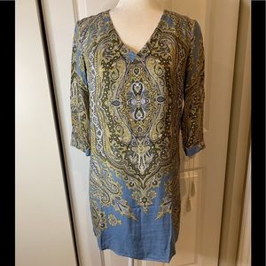 Massimo Dutti Tunic Paisley Dress